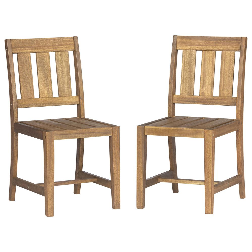 Carolina Chair and Table Fontana Patio Dining Chair in Oil (Set of 2), , large