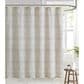 Pem America Chase Shower Curtain in Cream and Black, , large