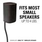 Sanus Adjustable Speaker Stands for Satellite Speakers in Black, , large
