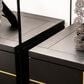 Jennifer Taylor Home Kingsly Side Table in Deep Espresso Black and Gold, , large