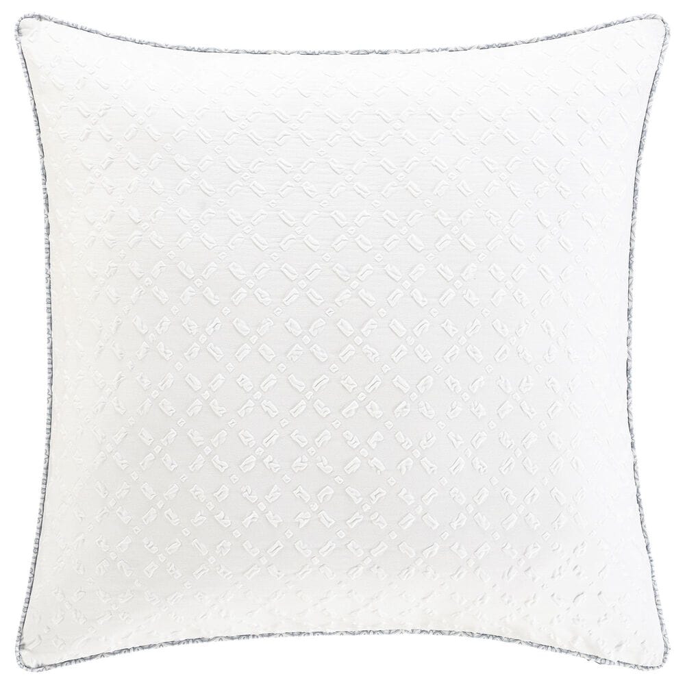 Royal Court Trilogy 26" Square Euro Pillow Sham in Blue, , large