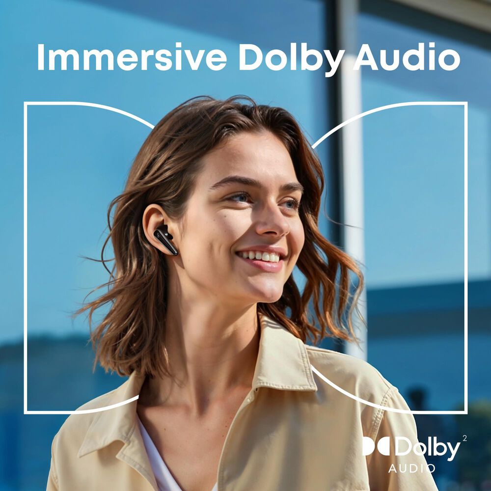 Anker Liberty 5 Noise-Cancelling Earbuds with Dolby Audio in Black, , large