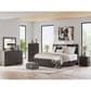 Ashley Prendonea King Panel Bed in Dark Charcoal, , large