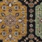 Dalyn Rug Company Silk Road Black, Ivory, Paprika, Sage, Gold and Gray 8" x 10" Area Rug, , large