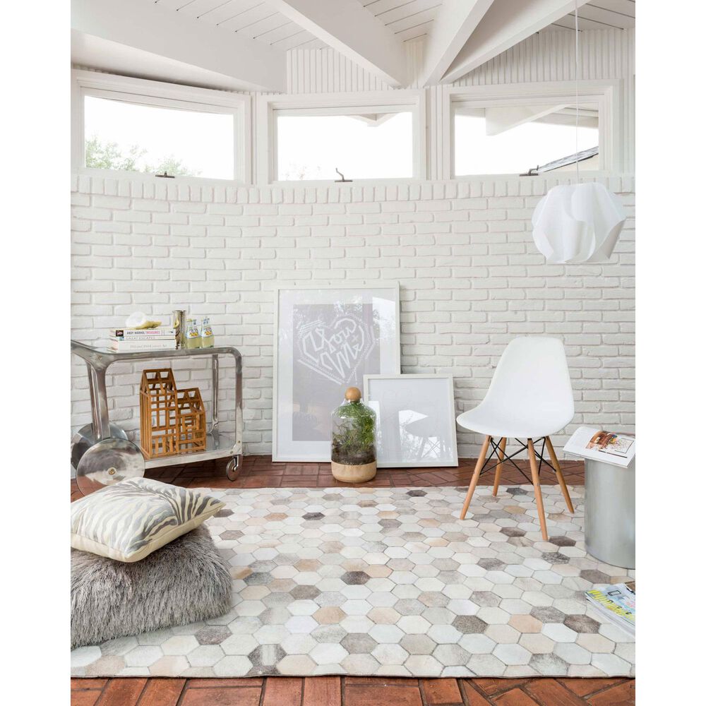 Loloi Promenade PO-02 3&#39;6&quot; x 5&#39;6&quot; Grey, , large