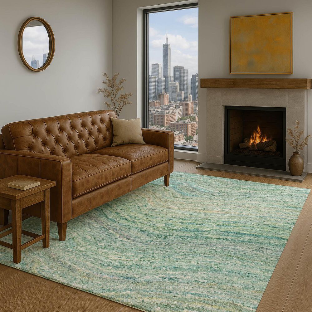 Dalyn Rug Company Lumara Teal 10' x 14' Area Rug, , large