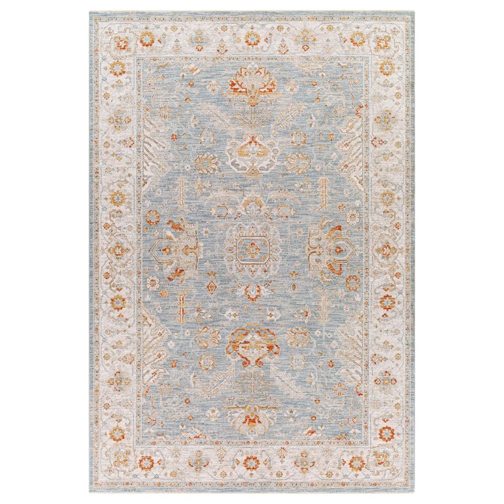 Surya Avant Garde AVT-2318 2"7" x 4" Orange, Blue and Beige Area Rug, , large