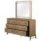 Sterling Timber Elure 5 Piece Queen Upholstered Panel Bedroom Set in Latte, , large