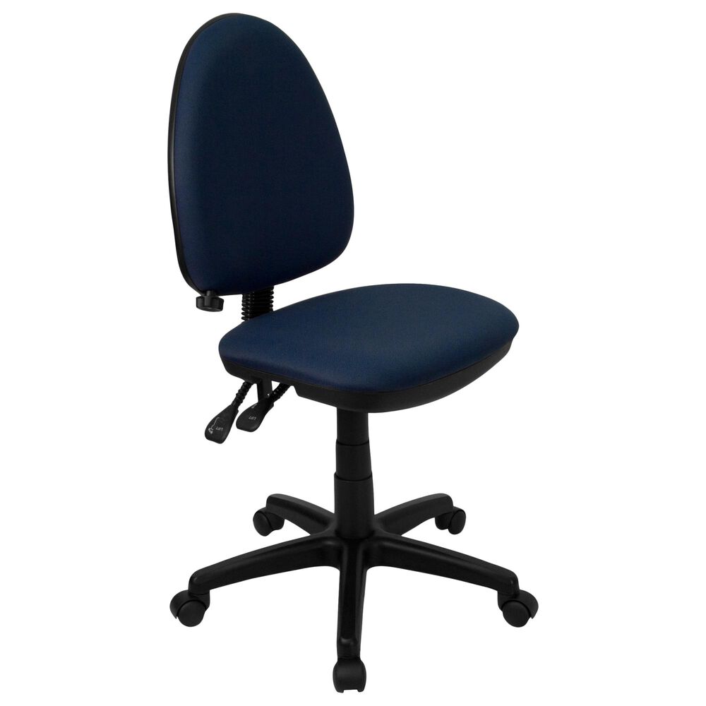 Flash Furniture Swivel Task Chair in Blue, , large