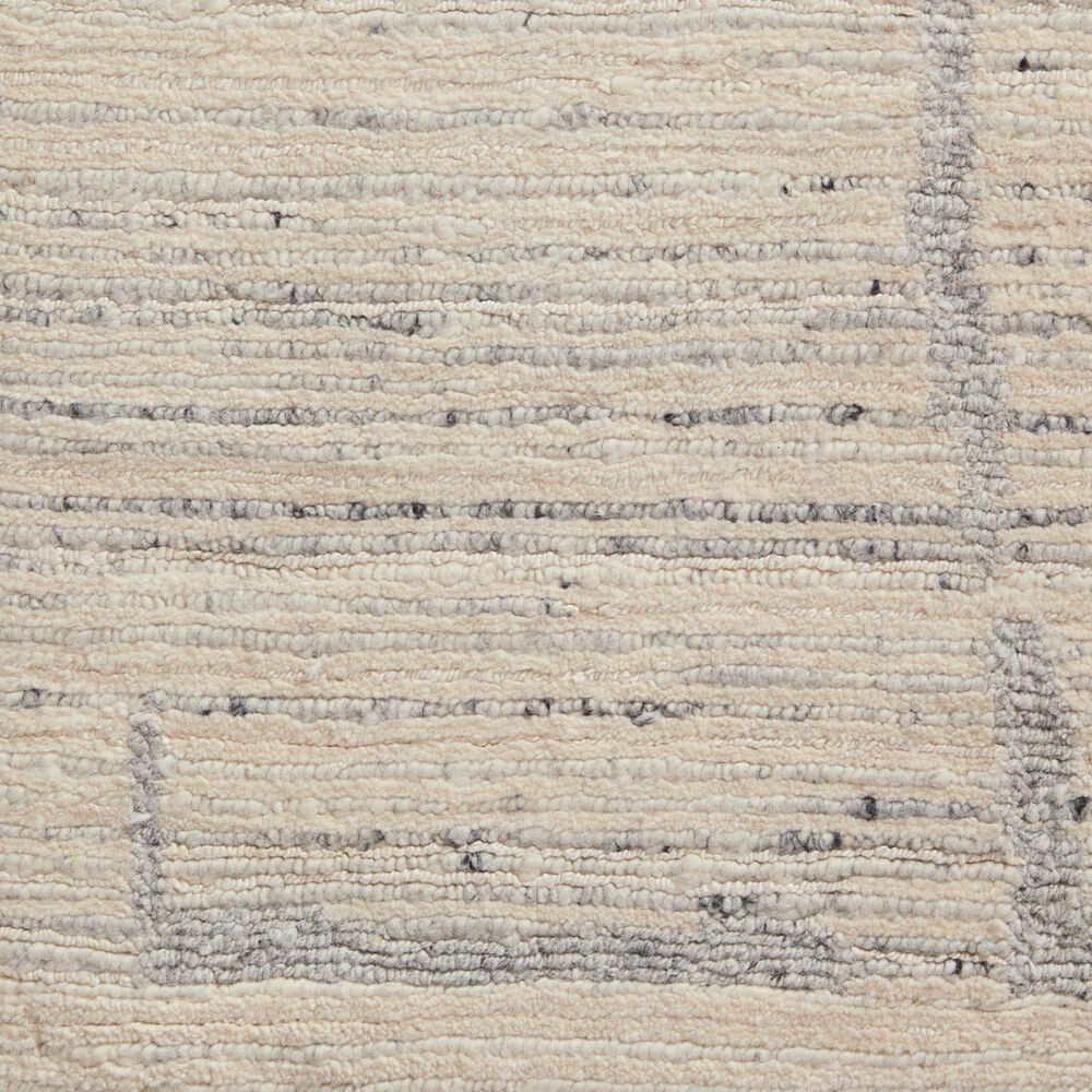 Loloi Raquel 4&#39; x 6&#39; Natural and Slate Area Rug, , large