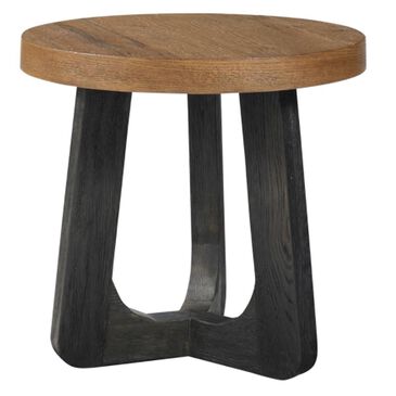 Classic Home Chalet Chic Arden End Table in Distressed Brown, , large