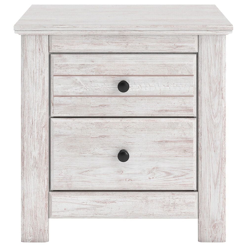 Ashley Makidern 4 Piece Full Panel Bedroom Set in Whitewash, , large
