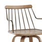 LumiSource Preston Swivel Counter Stool in Whitewashed and Antique Copper, , large
