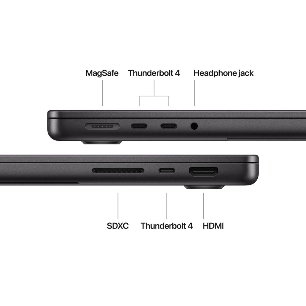 Apple MacBook Pro 14-inch Laptop 10 Core - M4 chip - 16GB Memory - 512GB SSD - Space Black &#40;Latest Model&#41;, , large