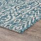 L&R Resources Sun Shower 3" x 5" Blue and Green Indoor/Outdoor Area Rug, , large