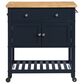 Valor Living Stirling Kitchen Cart in Blue, , large