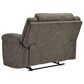 Ashley Laresview Manual Zero Wall Wide Seat Recliner in Fossil, , large
