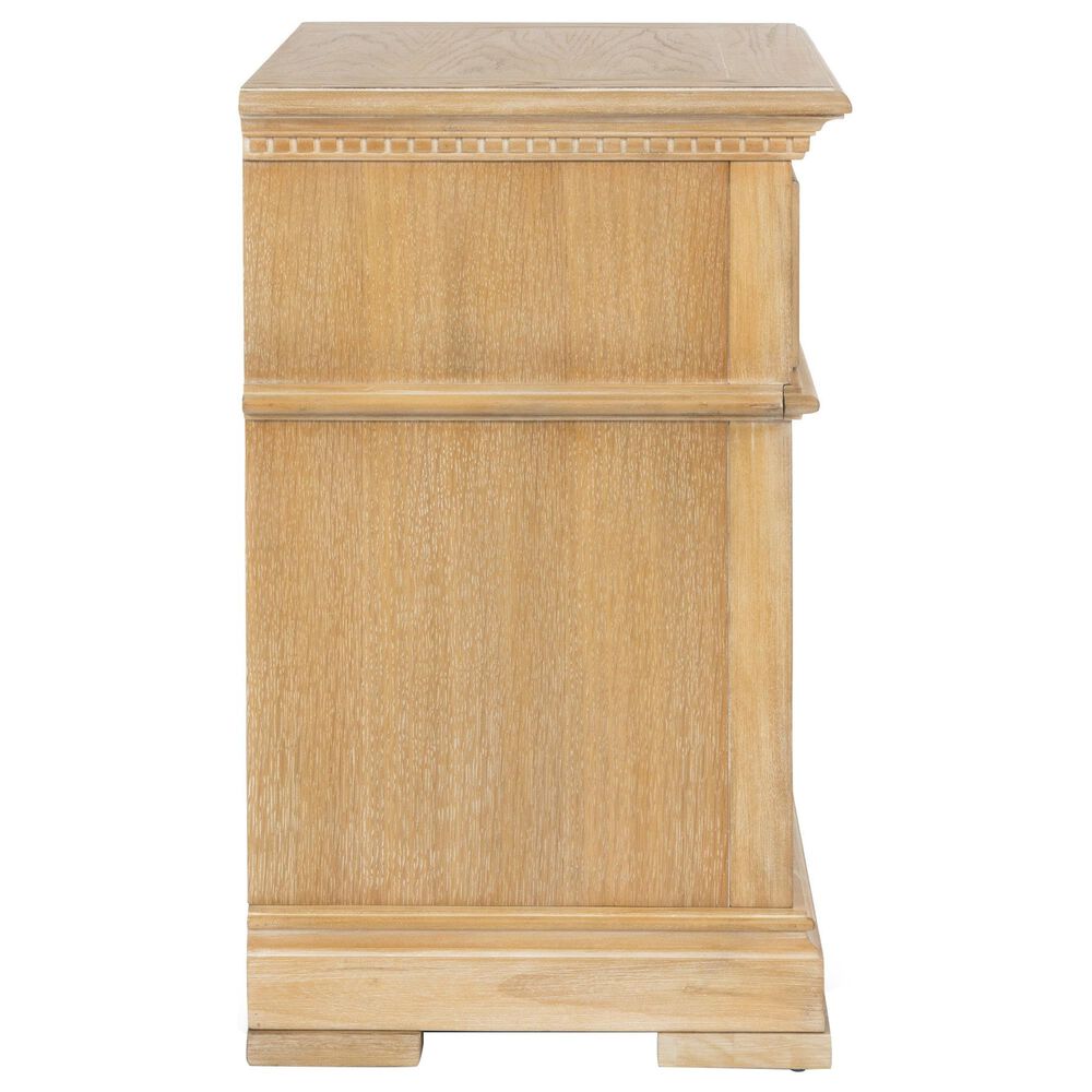 Homestyles Manor House 1 Drawer  1 Cubby Nightstand in Brown, , large
