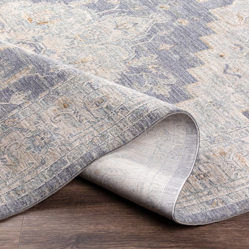 Surya Avant Garde &#39;10&quot; x 10&#39;3&quot; Gray, Beige and Denim Area Rug, , large