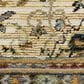 Oriental Weavers Andorra 2"6" x 12" Ivory and Blue Runner, , large