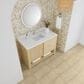 James Martin Vanities Marigot Single 48" Single Vanity in Sun-washed Oak with Single Hole 3 cm White Zeus Quartz Top & Backsplash, , large