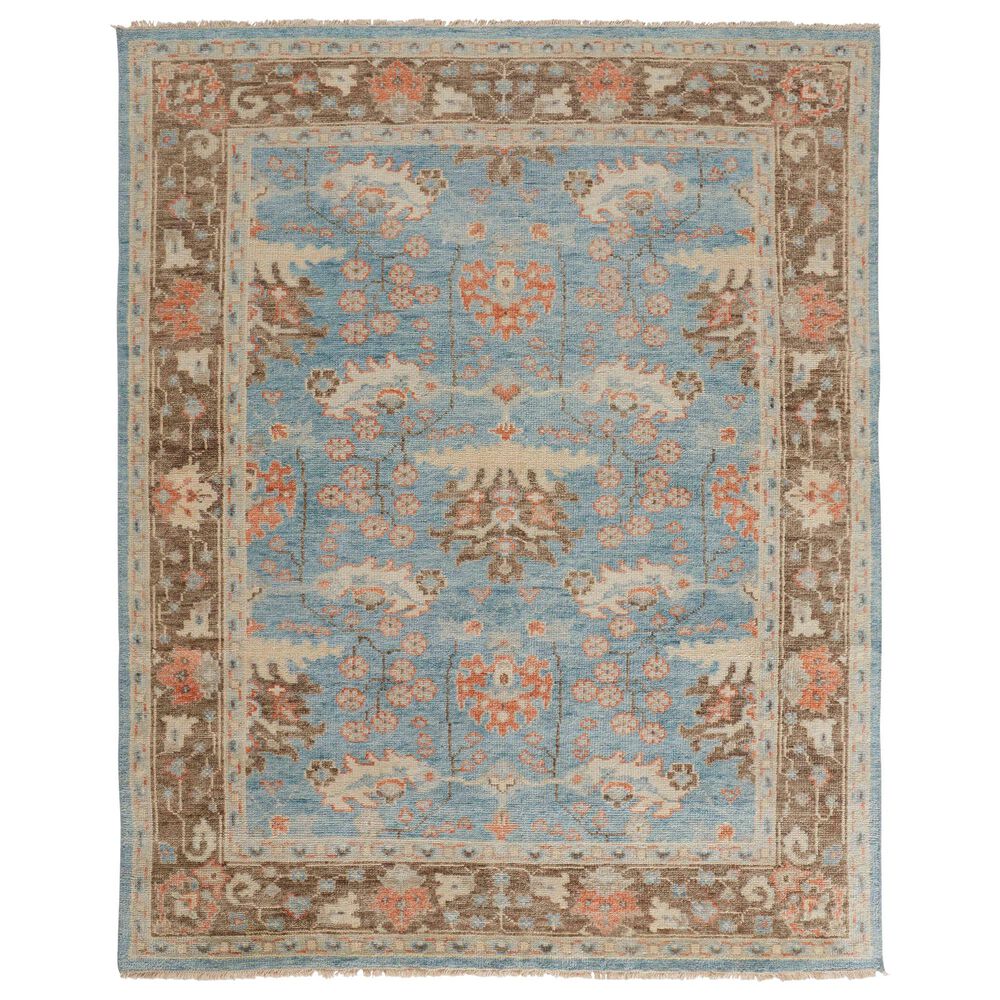 Feizy Beall 3"6" x 5"6" Blue and Brown Area Rug, , large