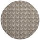 Dalyn Rug Company Soft Essentials Chevron Mocha 8" Round Area Rug, , large