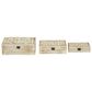 Maple and Jade Coastal Box in White and Brown (Set of 3), , large