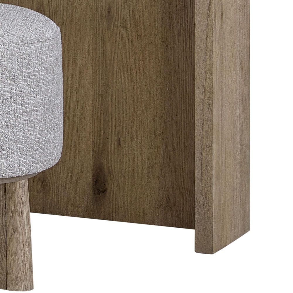 Sterling Timber Pagosa Entertainment Console Table with Stools in Knotty Oak, , large