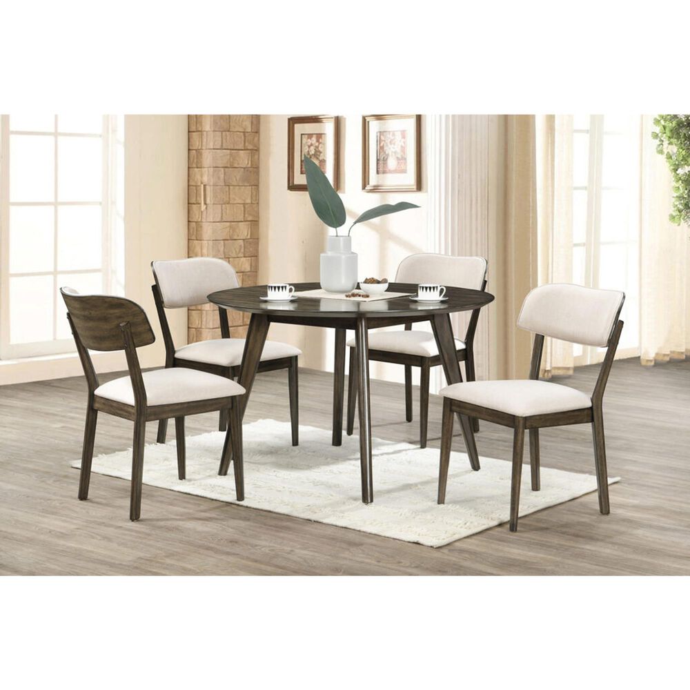 New Heritage Design Rex Side Chair in Walnut Brown, , large