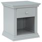 Suite Bebe Bailey 1-Drawer Nightstand in Gray, , large
