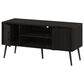 HOMLUX 43.3" TV Stand with 2-Door in Espresso, , large