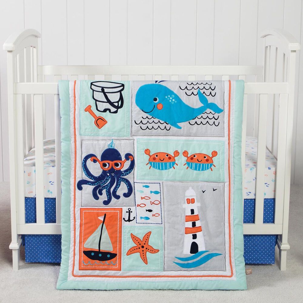Trend Labs Ocean Pals 3-Piece Crib Bedding Set in Blue, , large