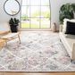 Safavieh Micro-Loop Oriental 9" x 12" Grey and Ivory Area Rug, , large