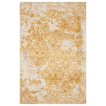 Magnolia Home Lindsay LIS-01 2"3" x 3"9" Gold and Antique White Area Rug, , large