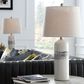 Lite Source Noelle Table Lamp in White (Set of 2), , large
