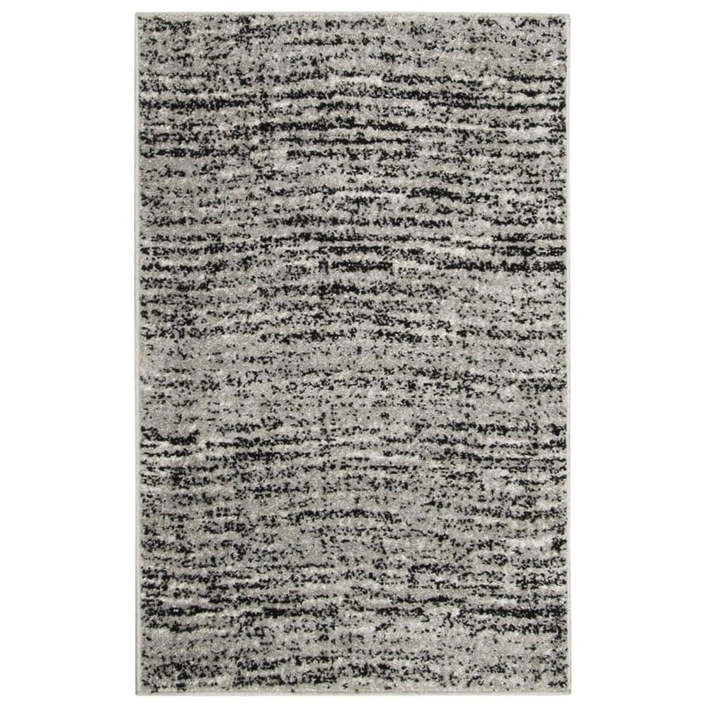 Safavieh Adirondack ADR117A 2"6" x 4" Black and Silver Runner, , large