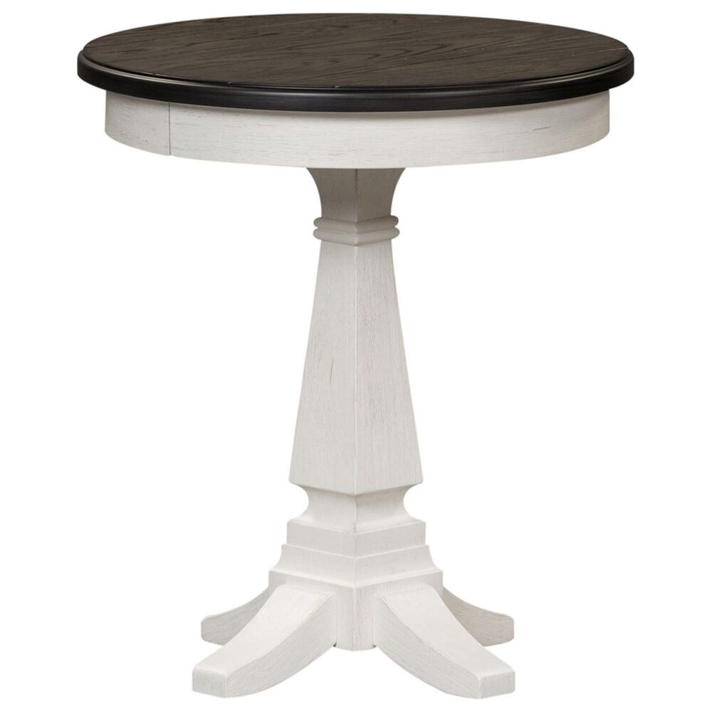 Belle Furnishings Allyson Park Chair Side Table in White, , large