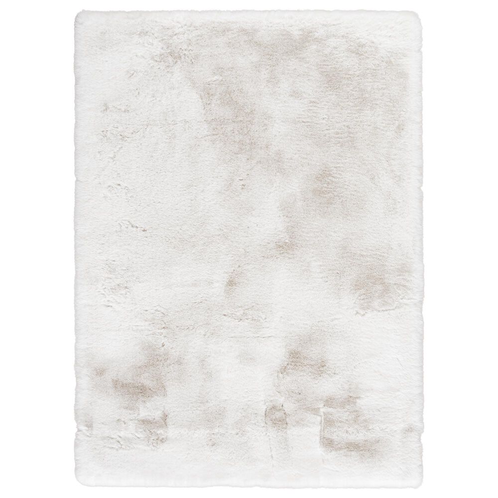 Central Oriental Ultimate Angora White 5" x 7" Area Rug, , large