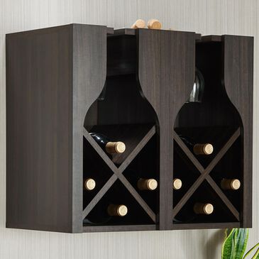 Furniture of America Garrison Wine Rack in Wenge, , large