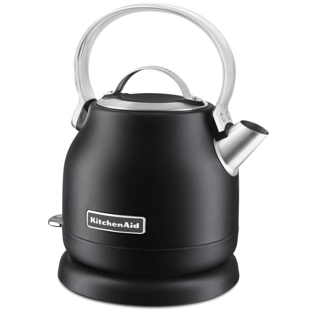 KitchenAid 1.25 L Electric Kettle in Black Matte, , large