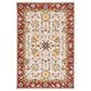 Safavieh Micro-Loop 5" x 8" Beige and Rust Area Rug, , large