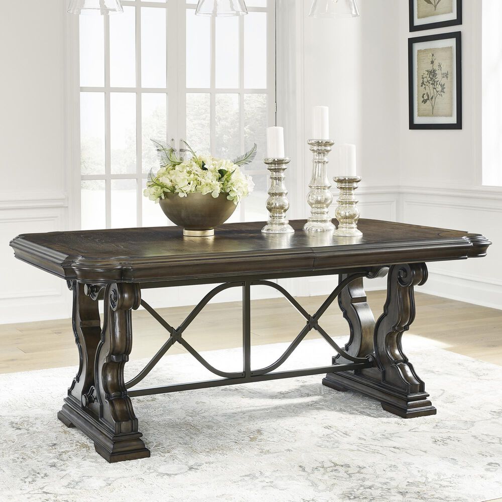 Millenium Maylee 7-Piece Dining Table in Dark Brown - Table Only, , large