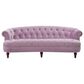 Jennifer Taylor Home La Rosa Stationary Sofa in Lavender Velvet, , large