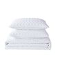 Jiangsu Royal Home Diamond Stitch Quilt 3pc-White-F/Q, , large