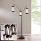 Lite Source Felix LED 3-Lite Arch Floor Lamp in Black, , large