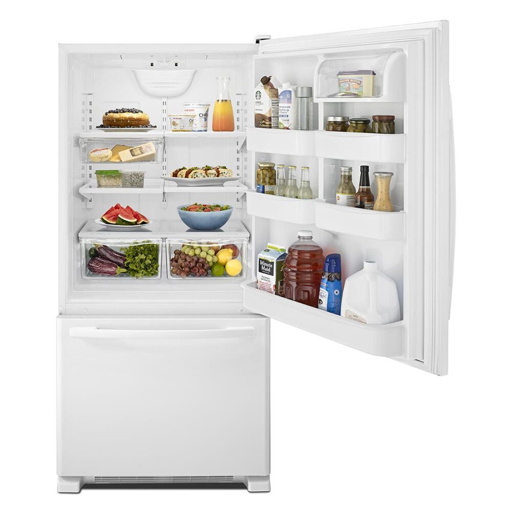 Amana 22 Cu. Ft. Bottom-Freezer Refrigerator with Large Capacity, , large