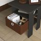 HOMLUX 1-Drawer End Table in Americano, , large