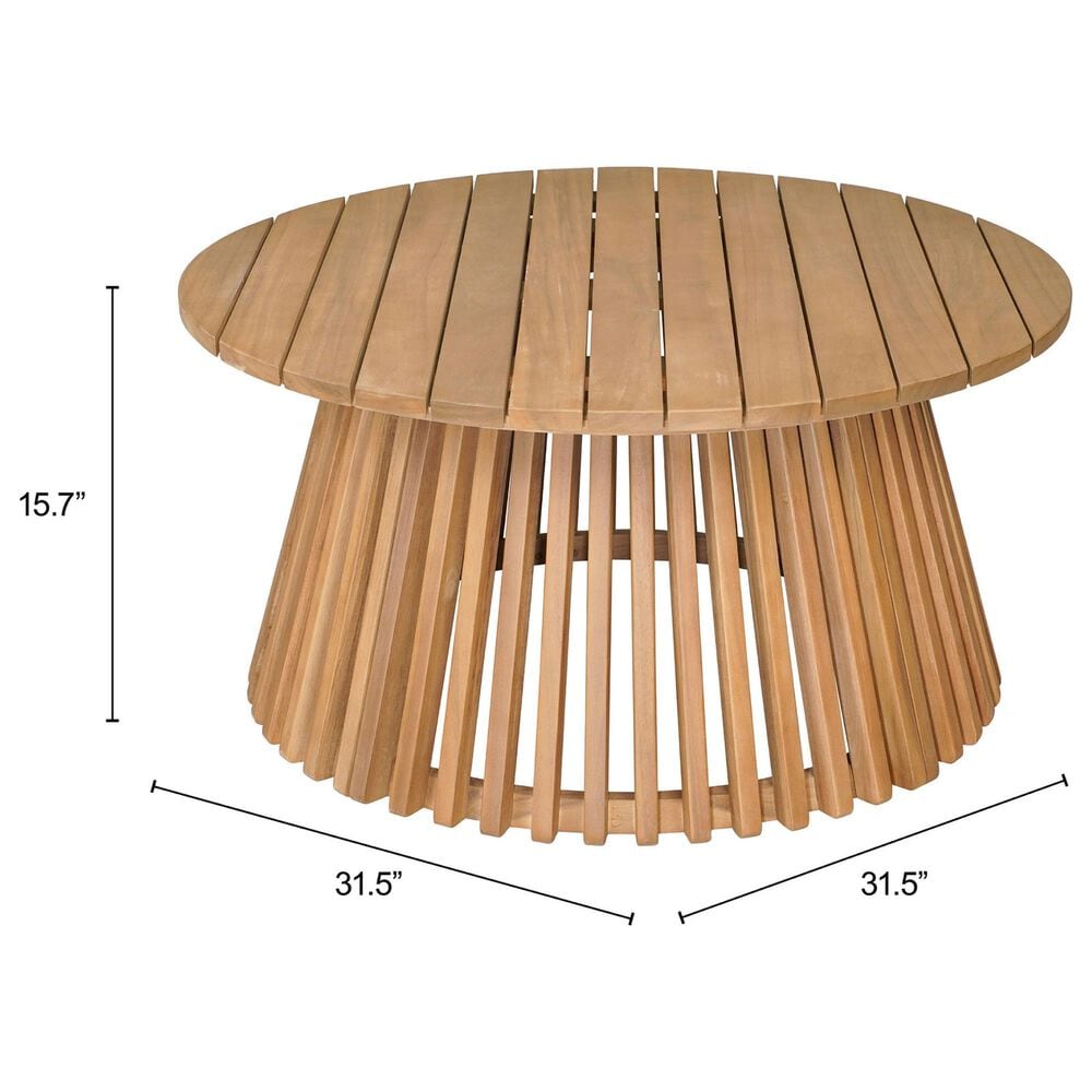 Zuo Modern Zahara Coffee Table in Natural, , large