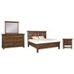 Cedar and Sage Hill Crest 4 Piece California King Storage Bedroom Set in Chestnut, , large